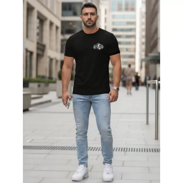  Herren-T-Shirt DSTREET NX5084R SCHWARZ 