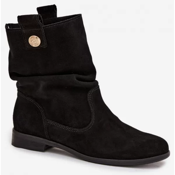  Damen-Stiefeletten ZAZOO 4210 SCHWARZ 