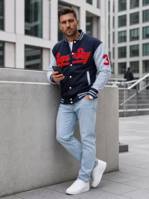 Herren-Sweatshirt DSTREET BX5443 DUNKELBLAU