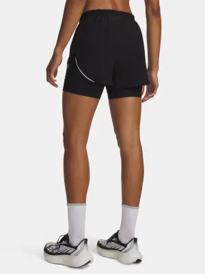 Damen-Shorts UNDER ARMOUR UA VELOCITI PRO 6IN 2N1 SHORT 6010885-008 SCHWARZ