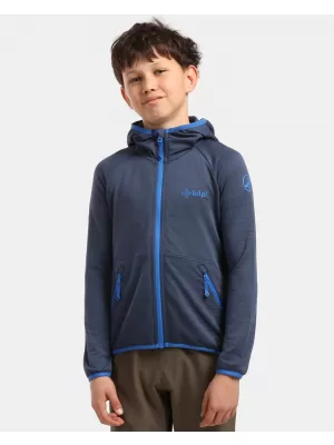 Fleece-Sweatshirt für Kinder KILPI MEMPHIS-JB 1J0201KI DUNKELBLAU