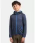 Fleece-Sweatshirt für Kinder KILPI MEMPHIS-JB 1J0201KI DUNKELBLAU