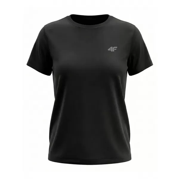  Damen-T-Shirt 4F WMM00TTSHF3308 TIEFSCHWARZ 