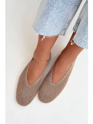 Ballerinas für Damen BOTO CH956 CHAMPAGNE