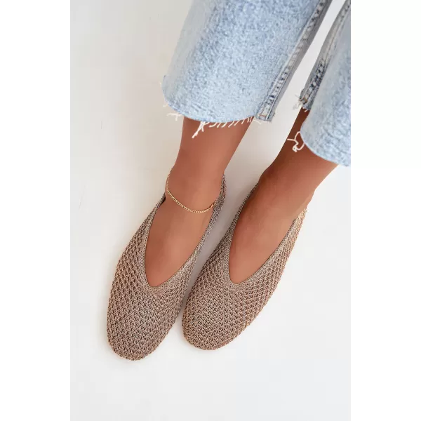  Ballerinas für Damen BOTO CH956 CHAMPAGNE 