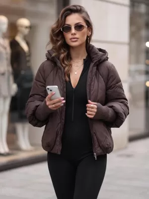Damenjacke DSTREET TY5896 BRAUN