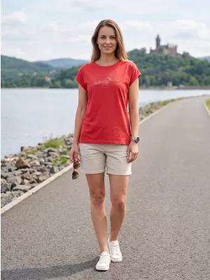 Outdoor-Shirt für Damen ALPINE PRO NOGERA 2 HIMBEER-PC-VARIANTE