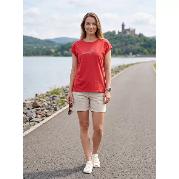  Outdoor-Shirt für Damen ALPINE PRO NOGERA 2 HIMBEER-PC-VARIANTE 