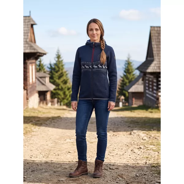  Warmer Damenpullover ALPINE PRO NORESA MONDSCHEIN-OZEAN-VARIANTE PA 