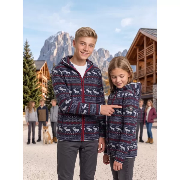  Warmer Kinderpullover ALPINE PRO NORESO MONDSCHEIN-OZEAN-VARIANTE PB 