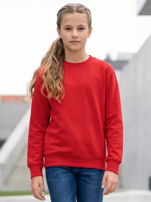 Kinder-Sweatshirt MALFINI CREW 427 ROT