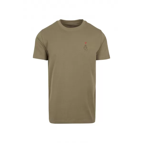  Herren-T-Shirt URBAN CLASSICS TB8997-00176 OLIVE 