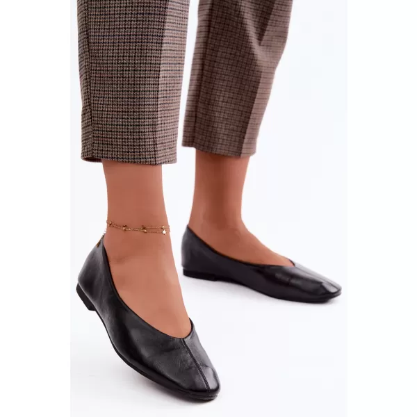  Ballerinas für Damen BOTO JH602P SCHWARZ 