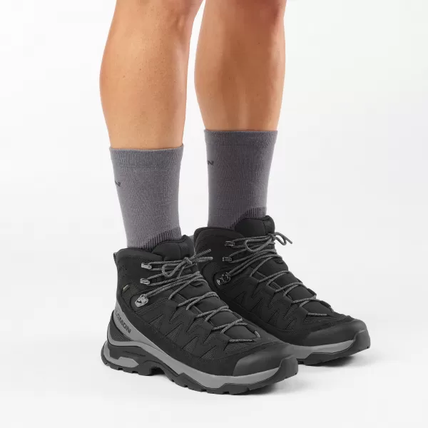 Herrenschuhe SALOMON QUEST ECHO GORE TEX L49212700 SCHWARZ/CASTLEROCK/SCHWARZ 