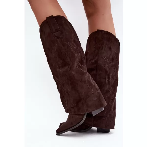  Cowboystiefel für Damen BOTO 2588A BRAUN 