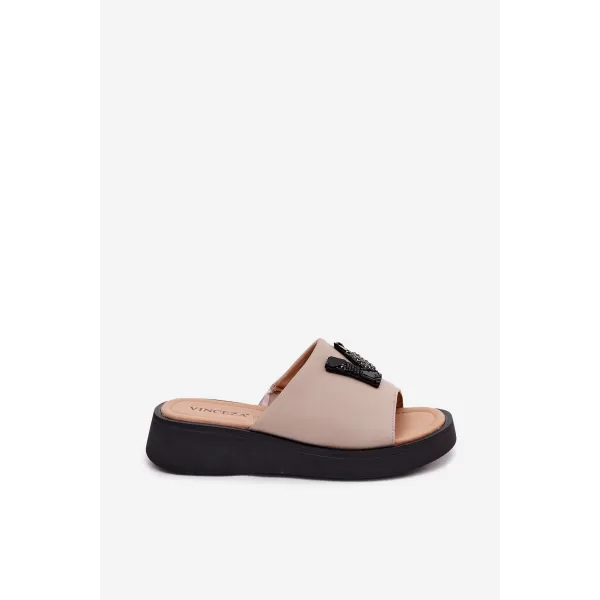  Damenhausschuhe VINCEZA 66950 BEIGE 