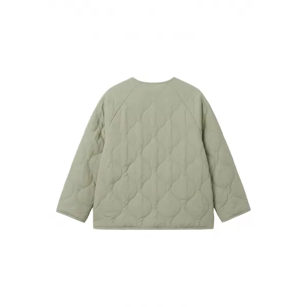 Steppjacke für Mädchen URBAN CLASSICS UCK7175-03259 WEICHER SALBEI 