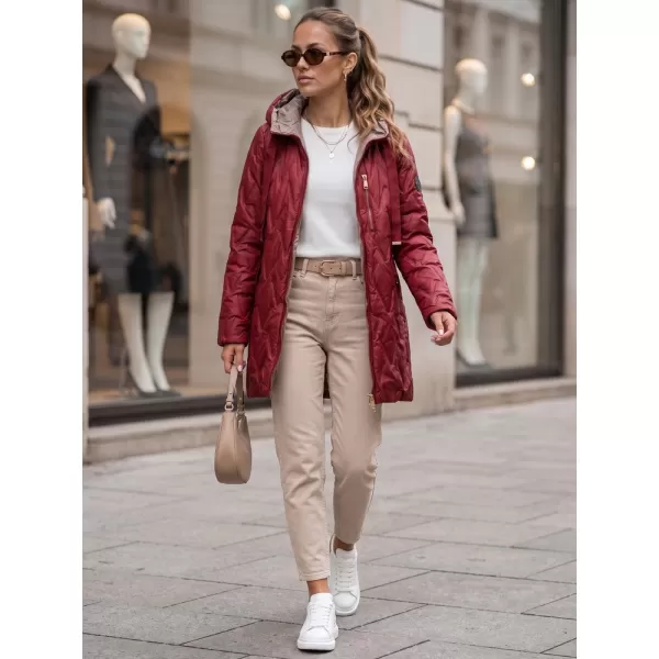  Damenjacke DSTREET TY5771 BURGUND 