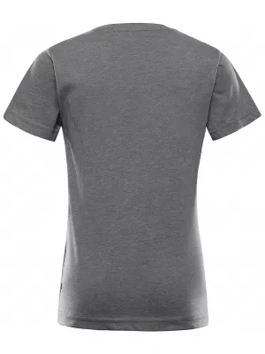 Meliertes T-Shirt für Kinder ALPINE PRO REJO 3 RAUCHPERLENVARIANTE PB