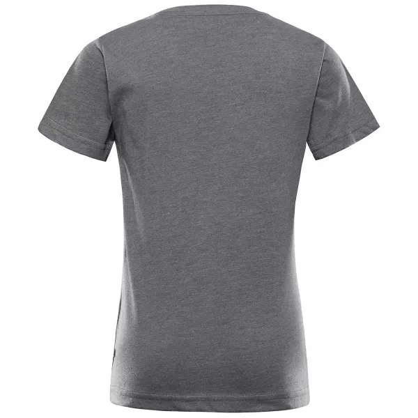  Meliertes T-Shirt für Kinder ALPINE PRO REJO 3 RAUCHPERLENVARIANTE PB 