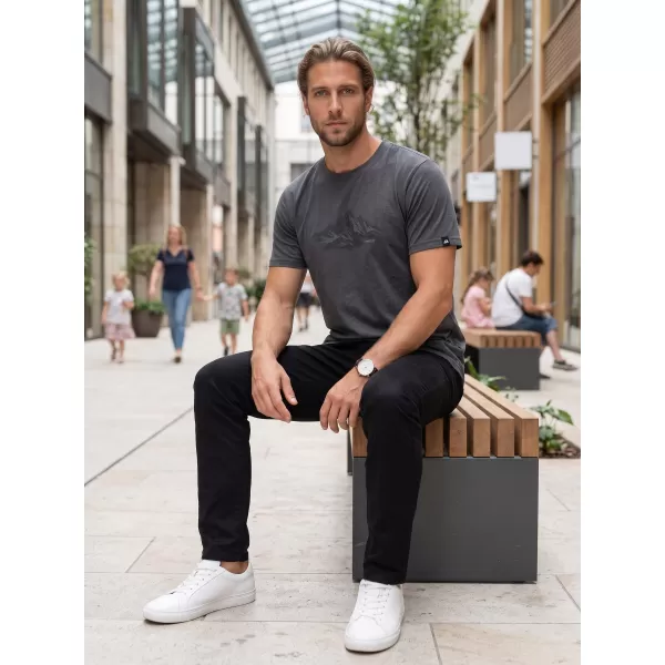  Funktions-T-Shirt für Herren ALPINE PRO GREM 3 DUNKLE, ECHTE GRAUE PC-VARIANTE 