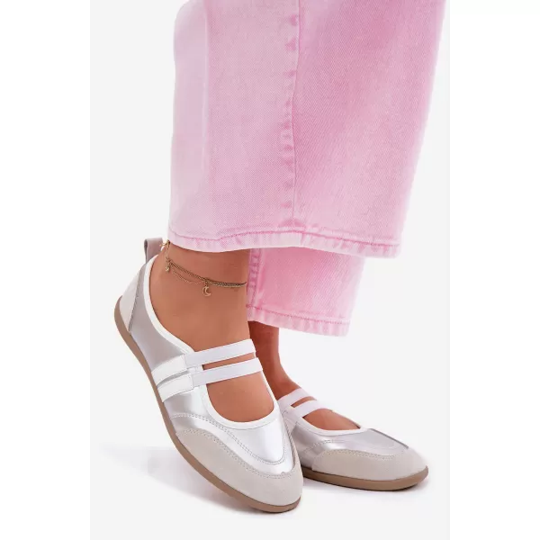  Ballerinas für Damen BOTO 22-383 SILBER 