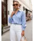 Damenhemd DSTREET DY0372 HELLBLAU