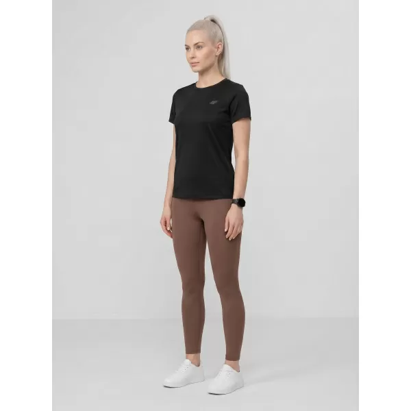  Damen-T-Shirt 4F WMM00TTSHF3308 TIEFSCHWARZ 