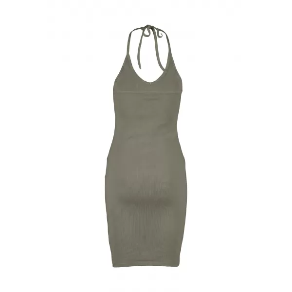  Kleid URBAN CLASSICS TB7547-18328 BLASSES OLIV 