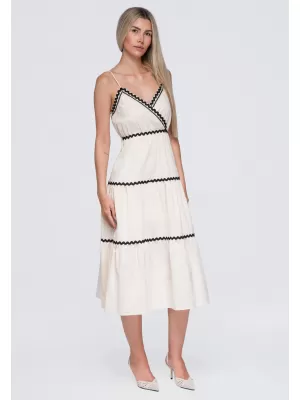 Kleid OMBRE OW-DLR-E0006 BEIGE