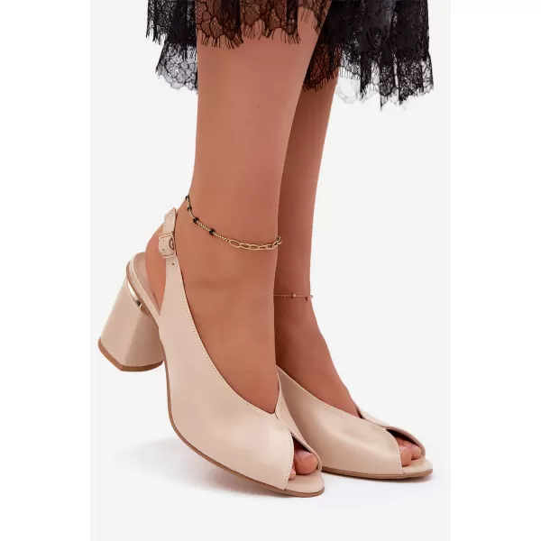  Damensandalen ZAZOO 1085 BEIGE 