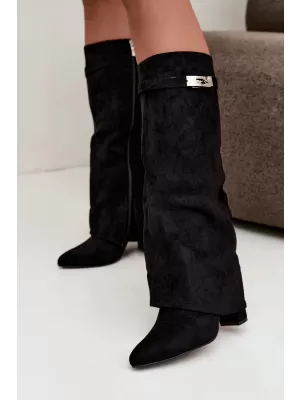 Damenstiefel BOTO CLS-657 SCHWARZE MATTE