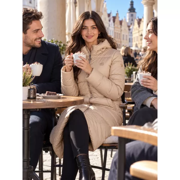  Wintermantel für Damen ALTISPORT IMELDA BEIGE 