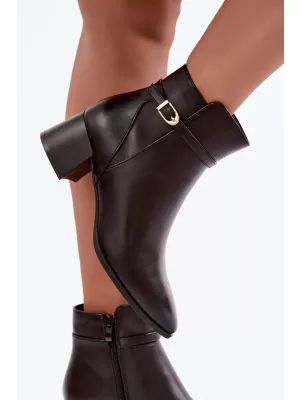 Damen-Stiefeletten SERGIO LEONE BT-33 KAFFEE
