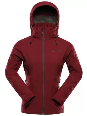 Softshelljacke für Damen ALPINE PRO HOORA 2 RHODODENDRON