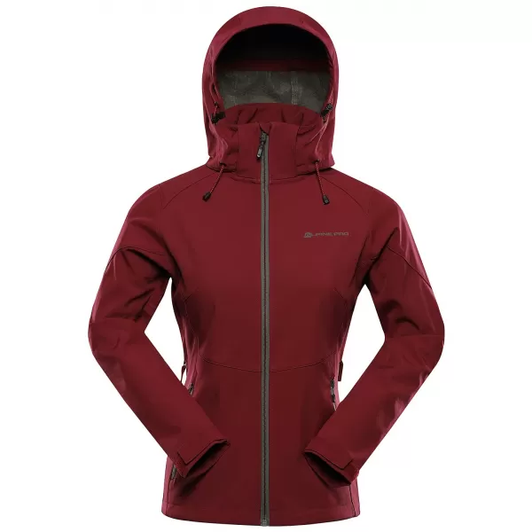  Softshelljacke für Damen ALPINE PRO HOORA 2 RHODODENDRON 