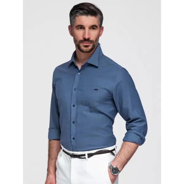  Herrenhemd OMBRE K695 DENIM 
