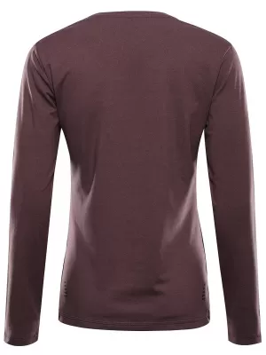 Schnell trocknendes Damen-T-Shirt ALPINE PRO LOUSA TRAUBENNEKTAR