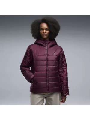 Damenjacke PUMA ESS HOODED PADDED JACKET 68523124 RUBINROT
