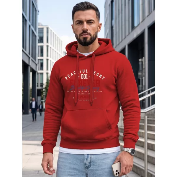  Herren-Sweatshirt DSTREET NX5150BX-18-09 ROT 