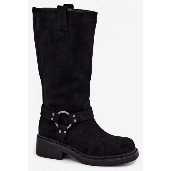  Damenstiefel BOTO LQ-163 SCHWARZ 