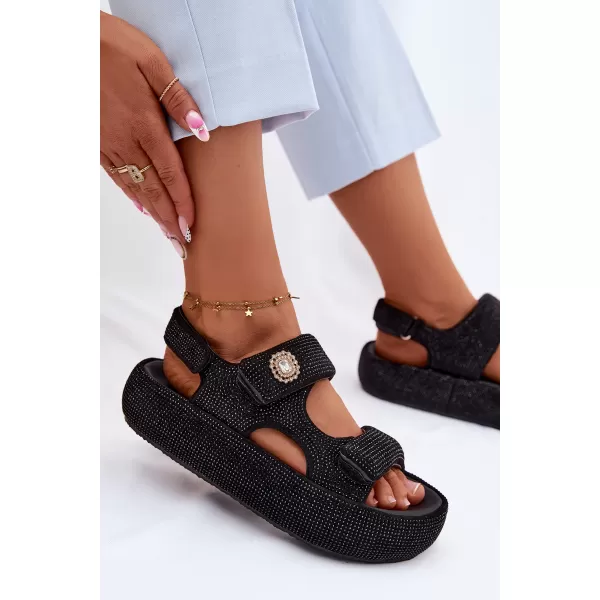  Damensandalen GOE TT2N4102 SCHWARZ 