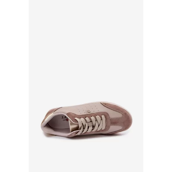  Damen-Sneaker S.BARSKI LR61-7091 BEIGE 