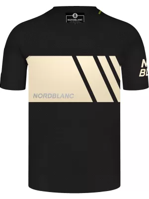 Funktionelles Radsport-T-Shirt für Herren NORDBLANC MUD NBSMF8083 SCHWARZ