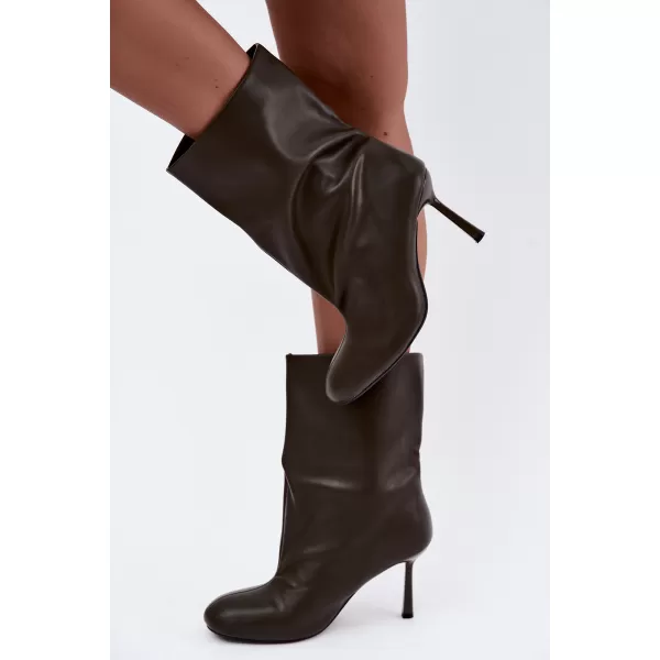  Damen-Stiefeletten BOTO LQ-169 BRAUN 