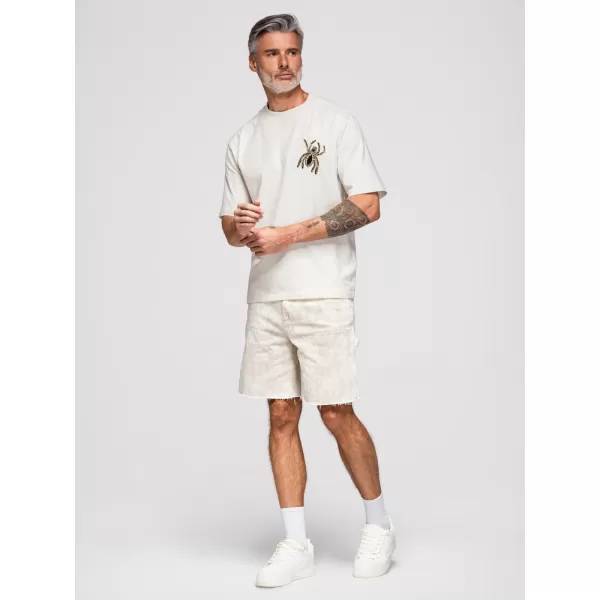  Herren-T-Shirt OMBRE OM-TSCT-0277 CREMEFARBEN 
