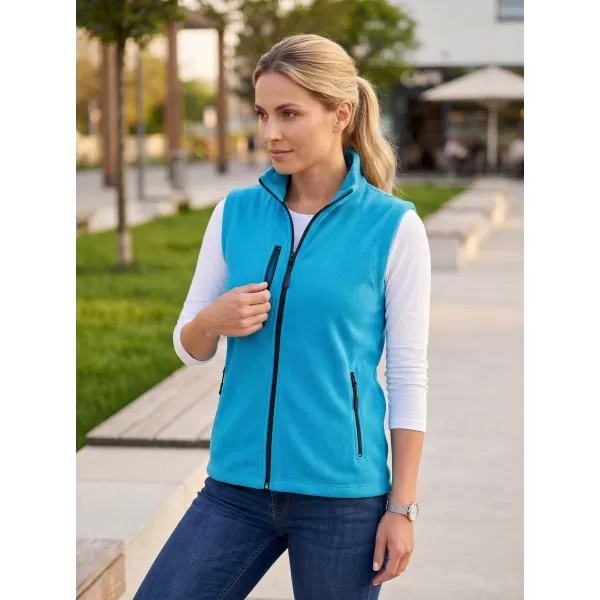  Fleeceweste für Damen MALFINI EXIT W-525 TÜRKIS 