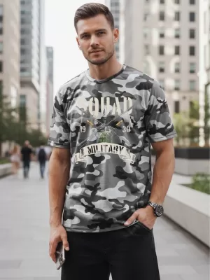 Herren-T-Shirt DSTREET NX2005R-SL-M HELLGRAU