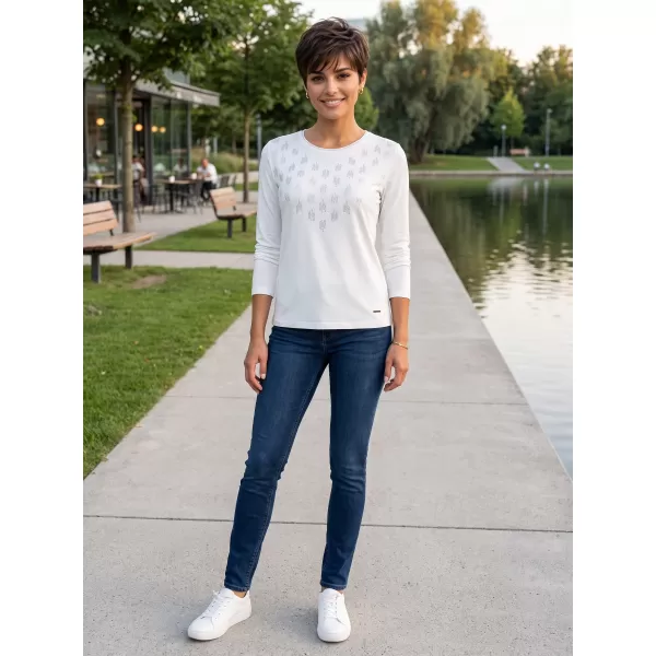  Damen-T-Shirt ALTISPORT IDIARA WEIß 