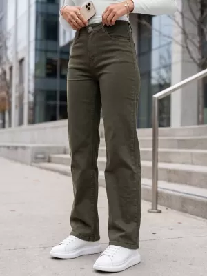 Damenhosen DSTREET UY3093 GRÜN